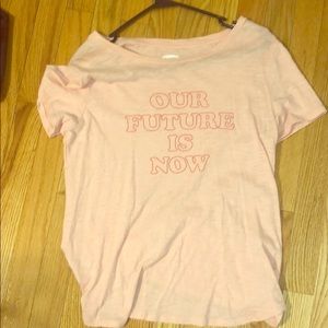 Pink feminist shirt